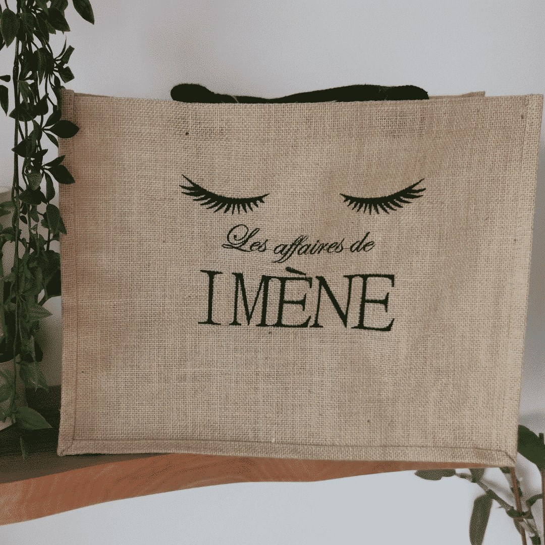 Sac en jute personnalisé