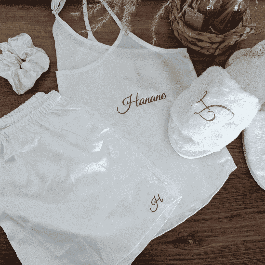 Pyjama satin personnalisé