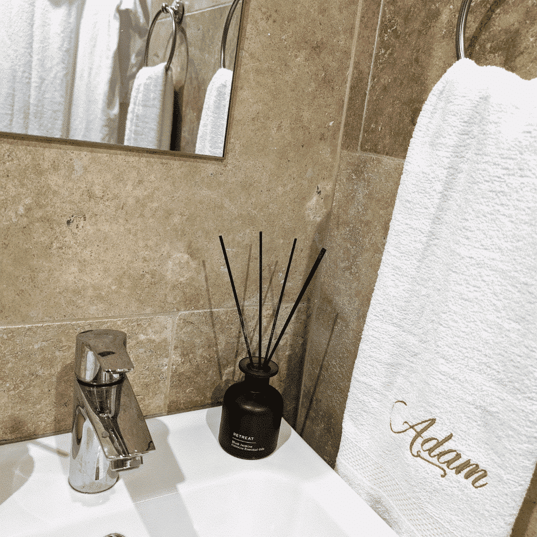 Serviette de bain personnalisée