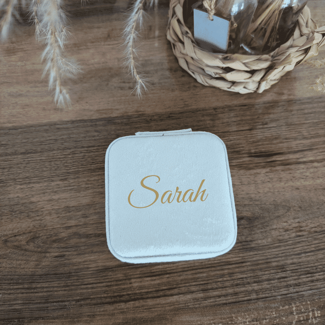 Boîte à bijoux personnalisée