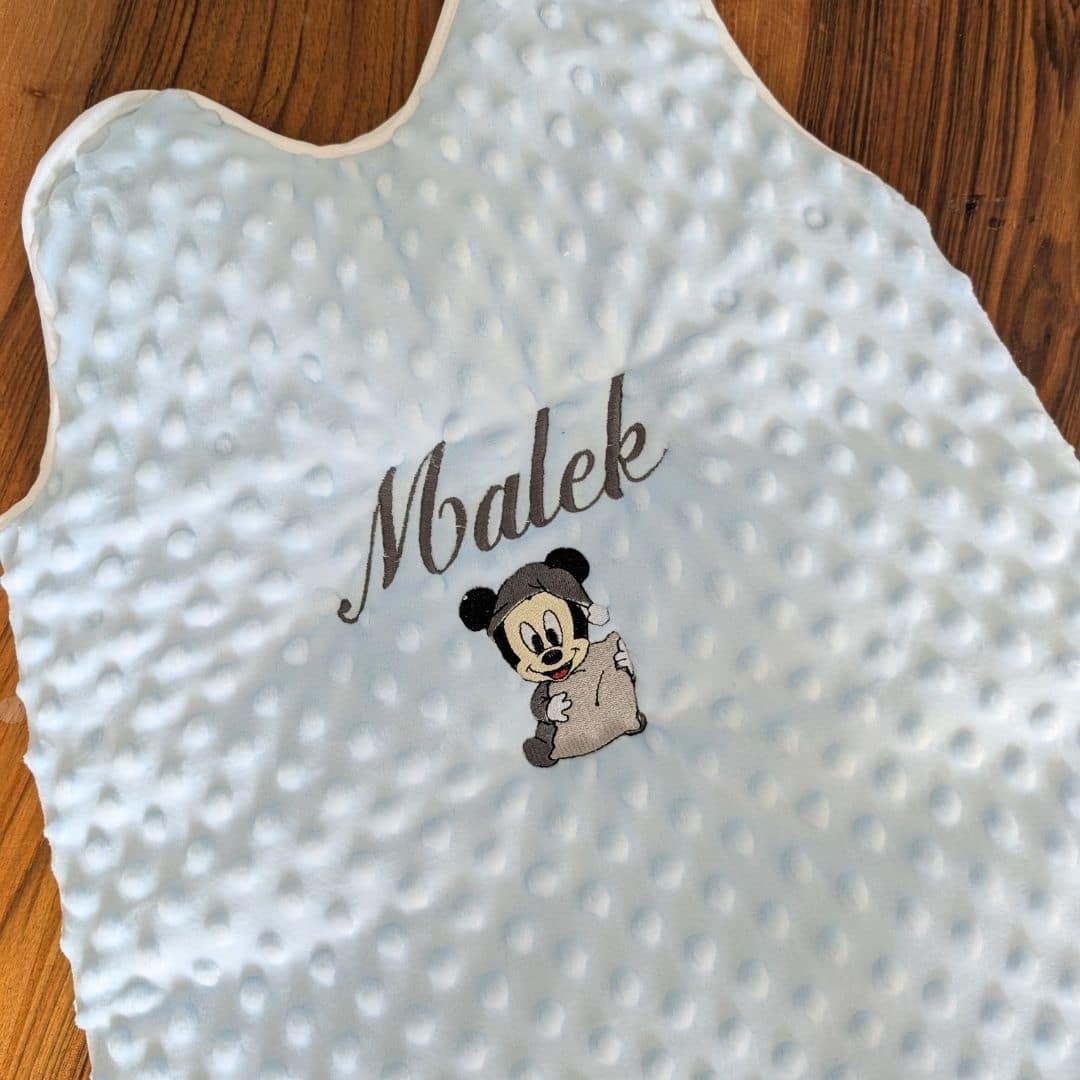 Gigoteuse personnalisée brodée | Minky