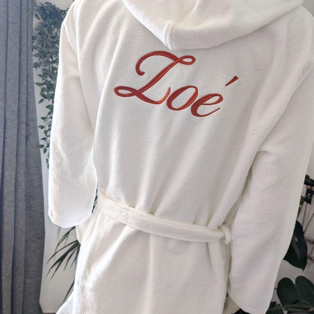 peignoir de bain personnalisé
