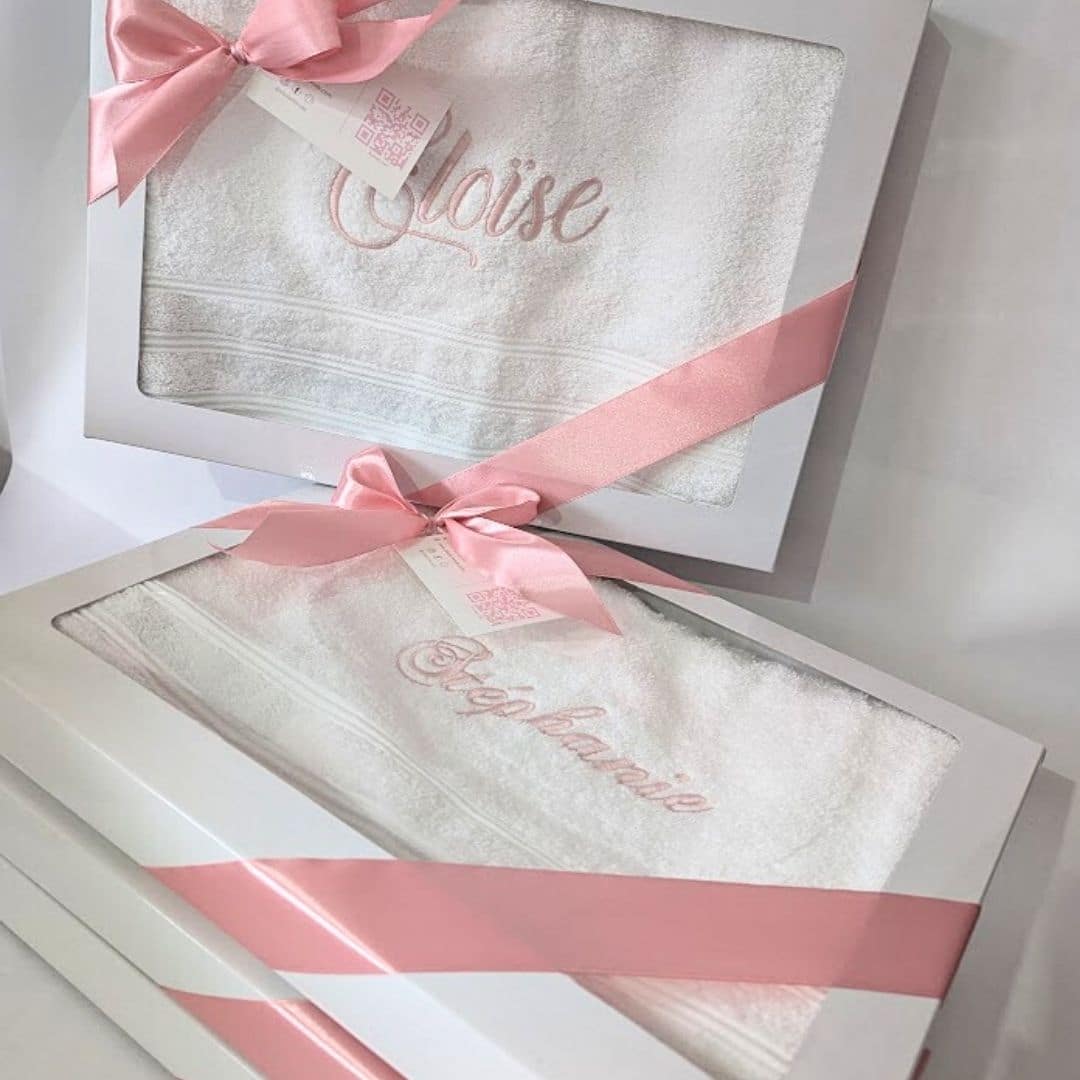 Serviette de bain personnalisée