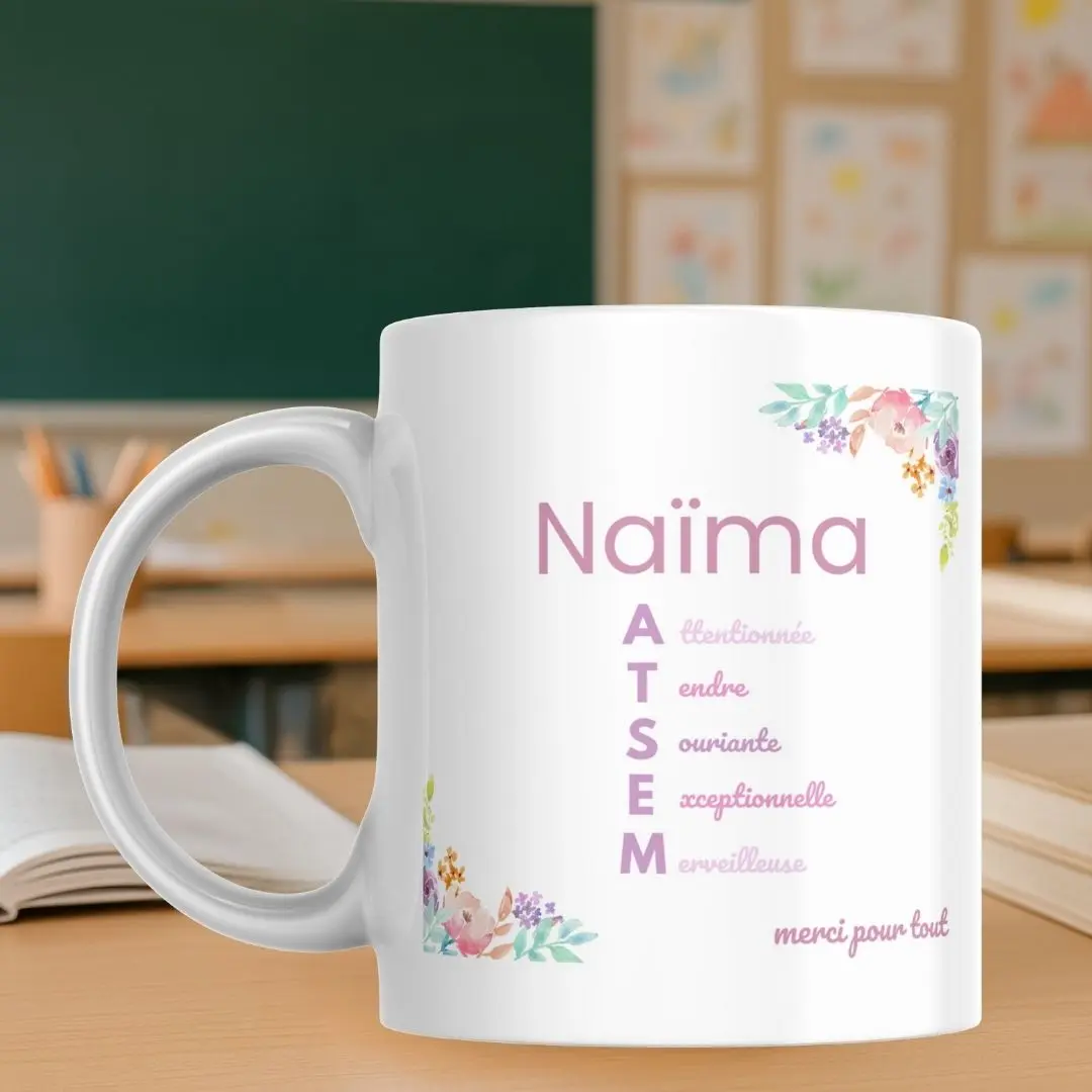 mug ATSEM personnalisé