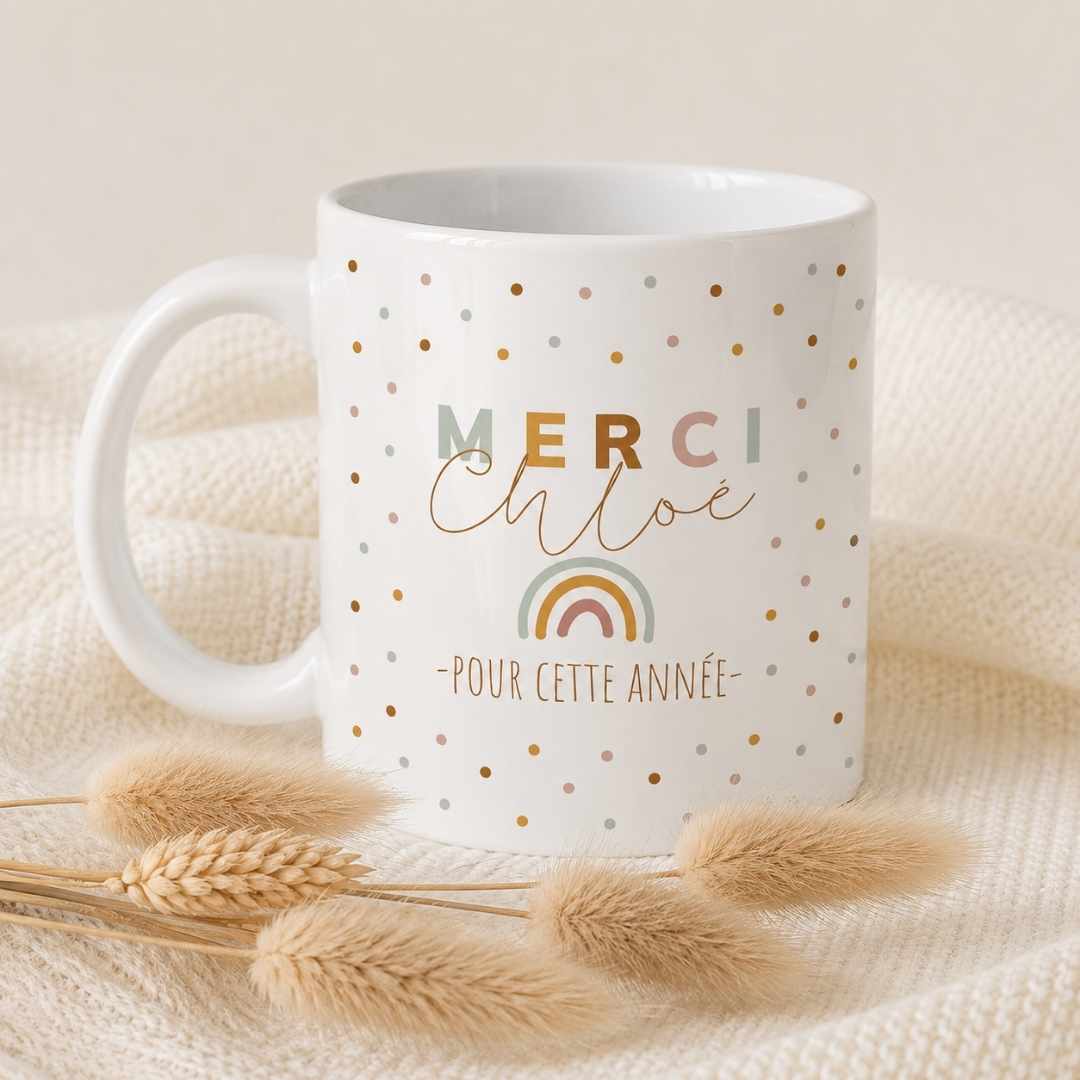 mug personnalisé merci Chloé