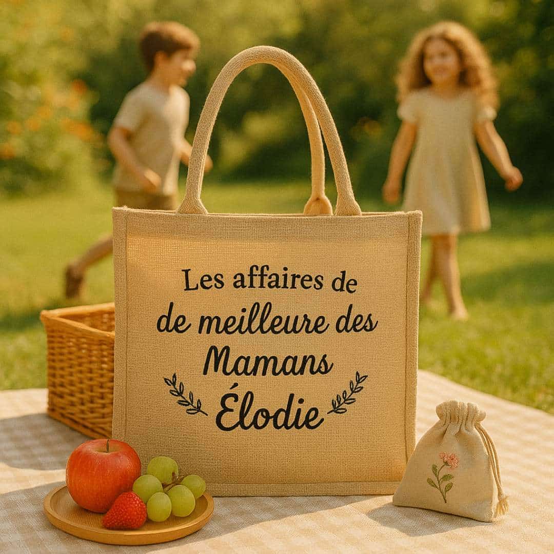 Sac en jute personnalisé