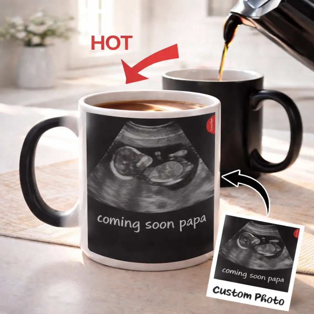 Magique Mug personnalisé cadeau pour une annonce de grossesse